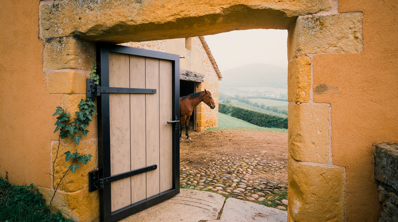 Entrée, Ride Is Life Stables, centre équestre à Alixan